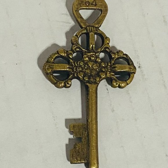 Authentic Antique Style HINDU Lord SHIVA / MAHADEV Brass Padlock with 1 Key - Picture 17 of 17